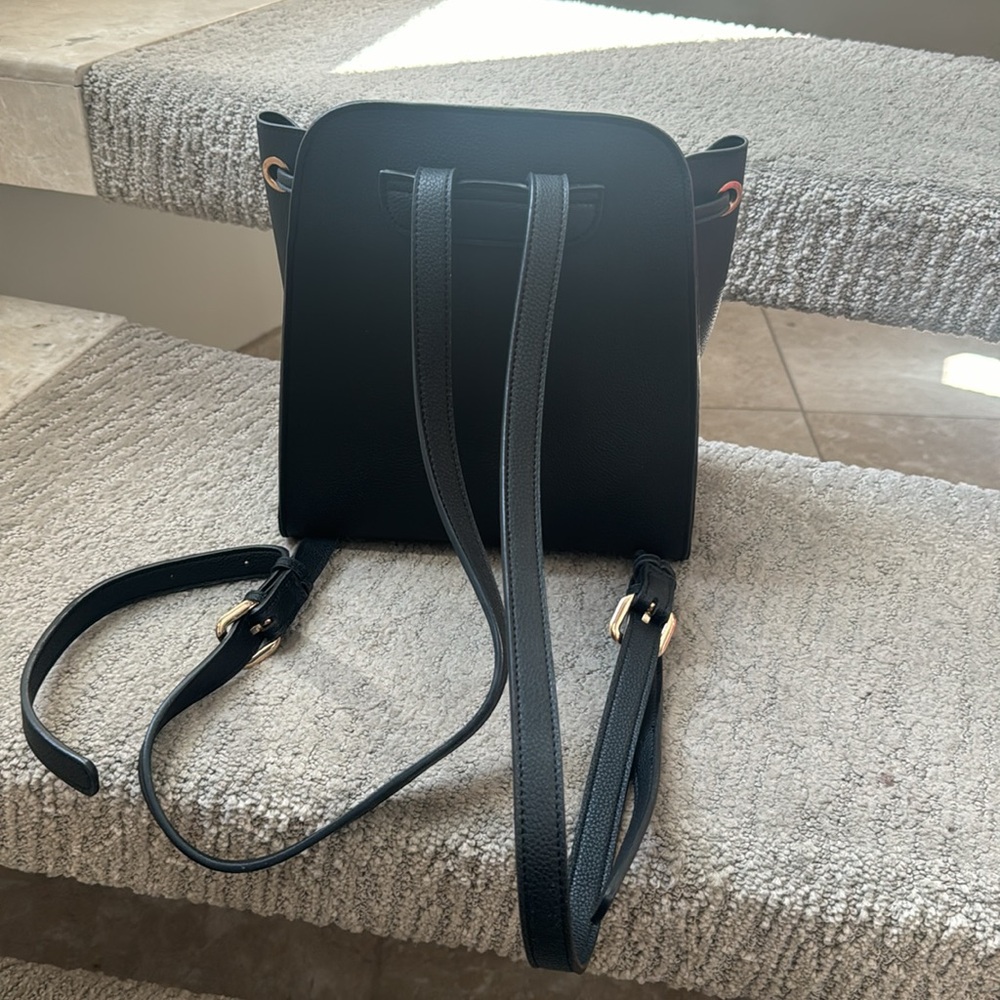 Black small backpack - Picture 2 of 2